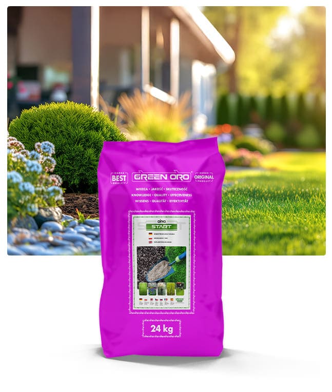 Nawóz startowy do trawnika z siewu i rolki GREEN-ORO ORO START