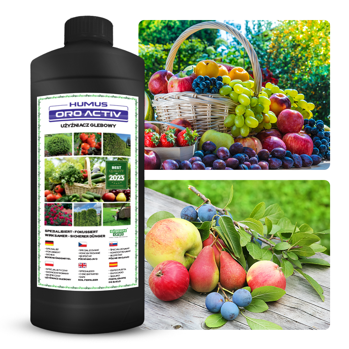 Użyźniacz glebowy HUMUS ORO ACTIV – efekt stosowania wiosna–lato–jesień od GREEN-ORO