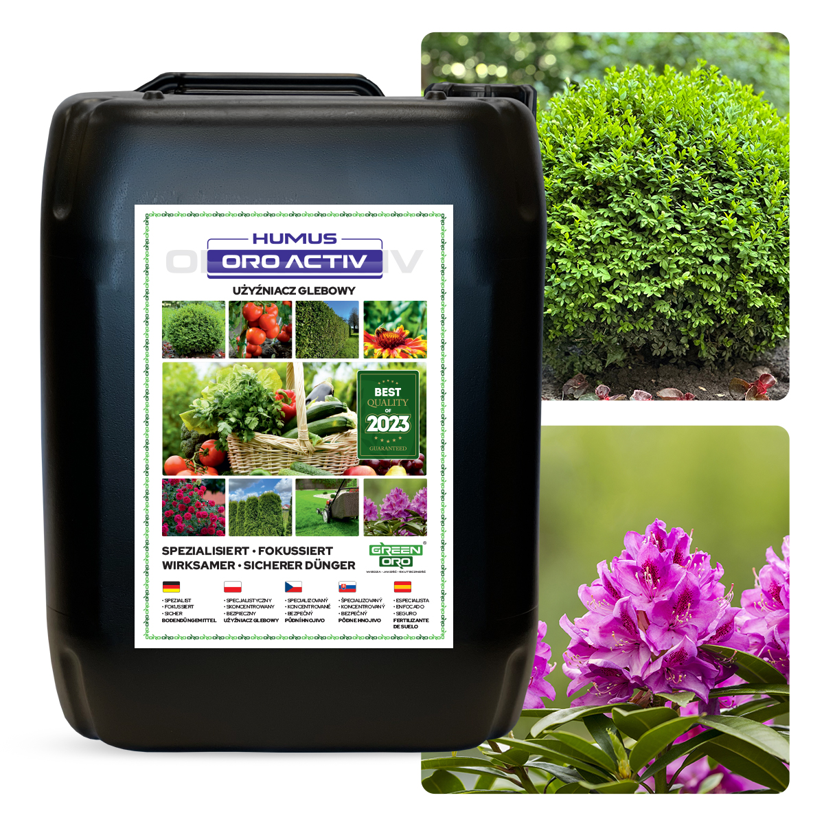Użyźniacz glebowy HUMUS ORO ACTIV – efekt stosowania wiosna–lato–jesień od GREEN-ORO