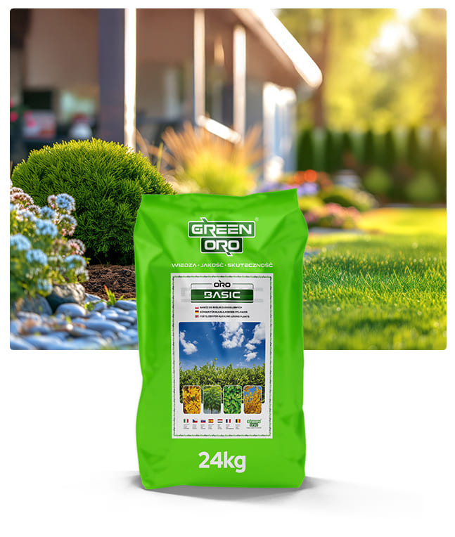 Nawóz do roślin zasadolubnych GREEN-ORO ORO BASIC – laurowiśnie, bukszpan, katalpy, żywopłoty